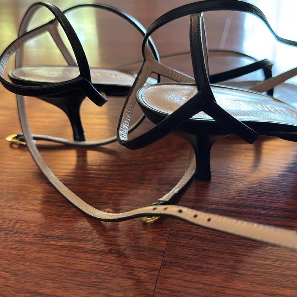 Stuart Weitzman Jimena 50 Kitten-Heel Strappy San… - image 6